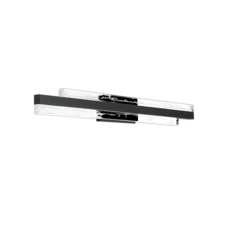 Tandem 27in LED Bath Vanity & Wall Light 3000K in Black