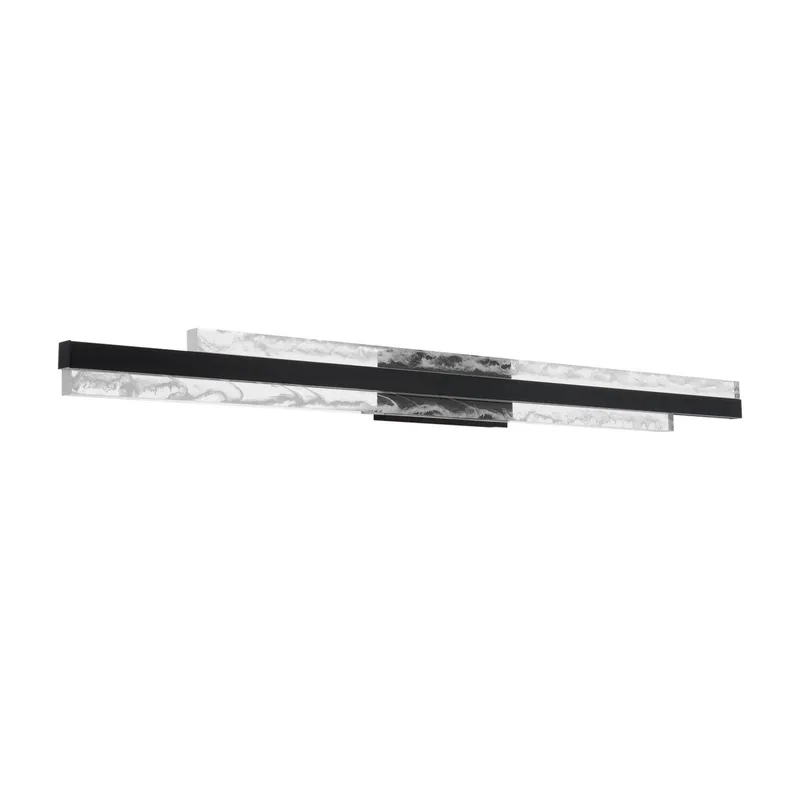 Tandem 37in LED Bath Vanity & Wall Light 3000K in Black