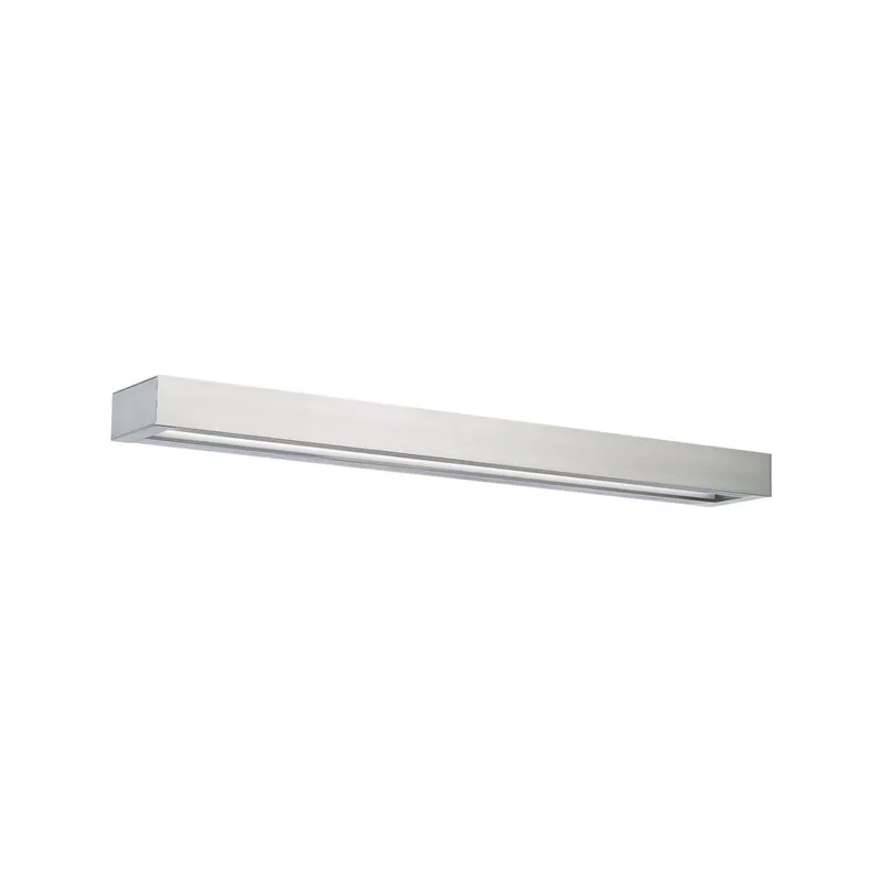 Open Bar 27in LED Bathroom Vanity or Wall Light 3-CCT 2700K-3000K-3500K Set to 3000K in Brushed Nickel