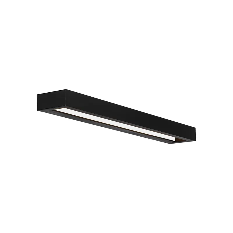 Open Bar 27in LED Bathroom Vanity or Wall Light 3-CCT 2700K-3000K-3500K Set to 3500K in Black