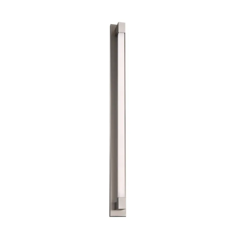 Barre 37in LED Bath Vanity & Wall Light 3-CCT 2700K-3000K-3500K Set to 2700K in Brushed Nickel