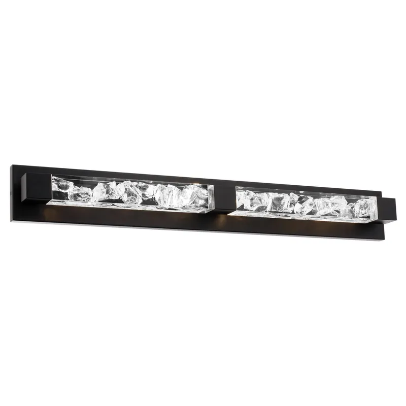 Terra 34in LED Bath Vanity & Wall Light 3000K in Black