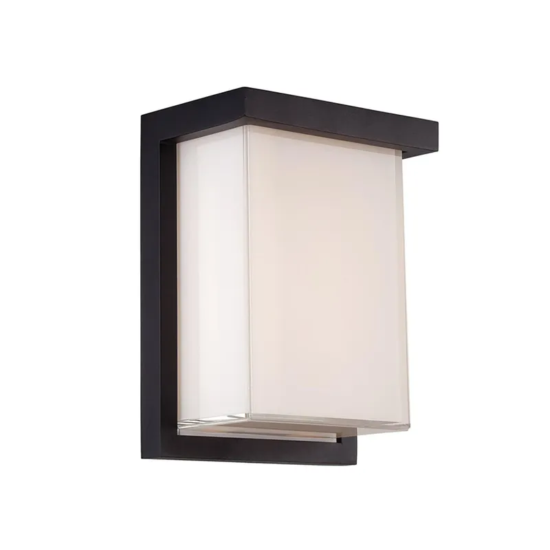 Ledge 8in LED Indoor or Outdoor Wall Light 3500K in Black