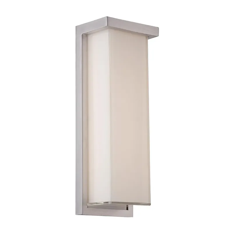 Ledge 14in LED Indoor or Outdoor Wall Light 2700K in Brushed Aluminum