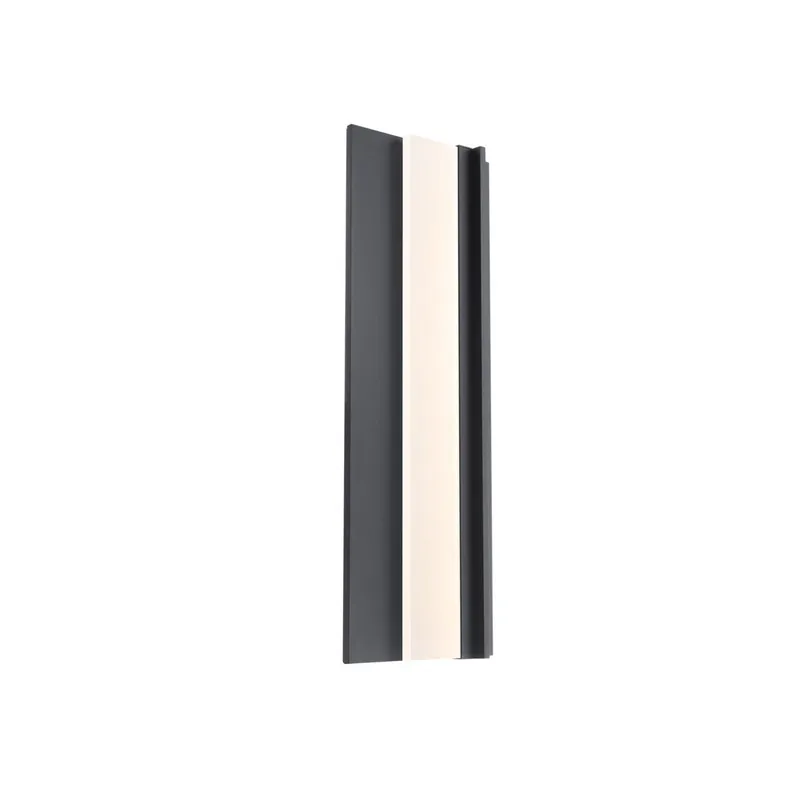 Enigma 27in LED Indoor or Outdoor Wall Light 3000K in Black