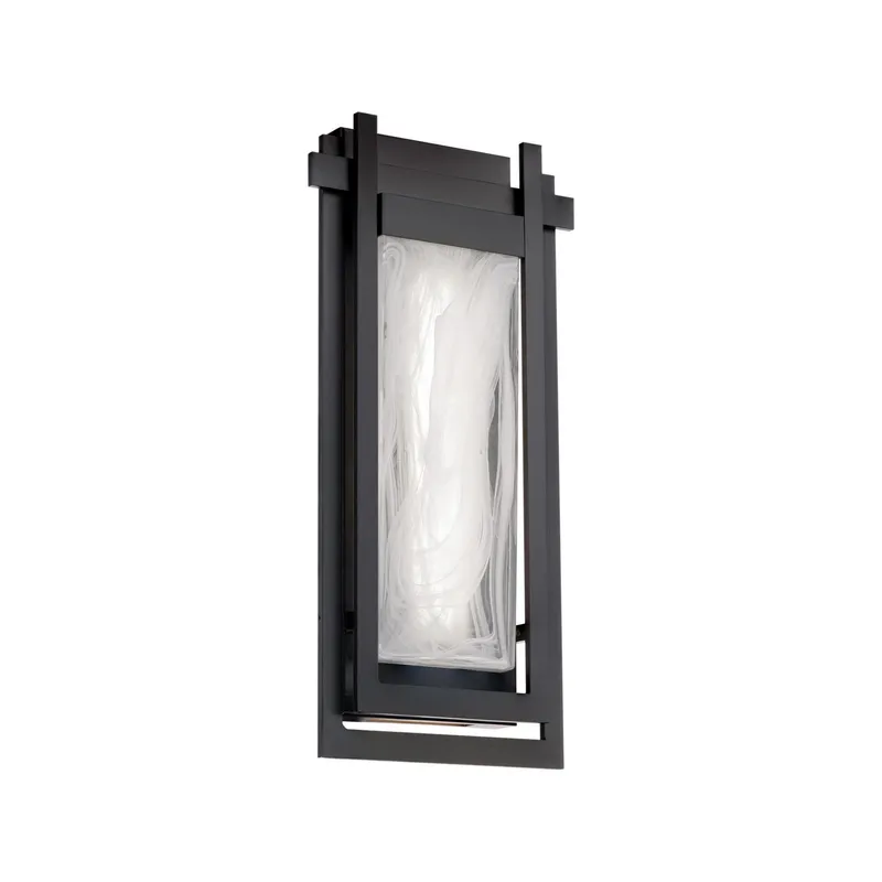 Haze 16in LED Outdoor Wall Light 3000K in Black