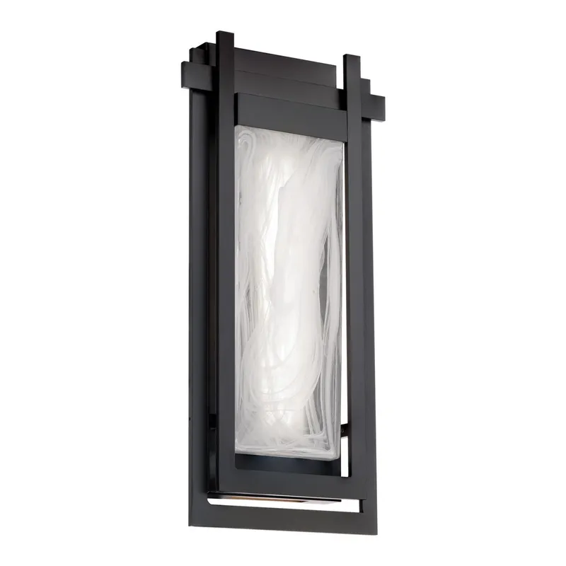 Haze 22in LED Outdoor Wall Light 3000K in Black