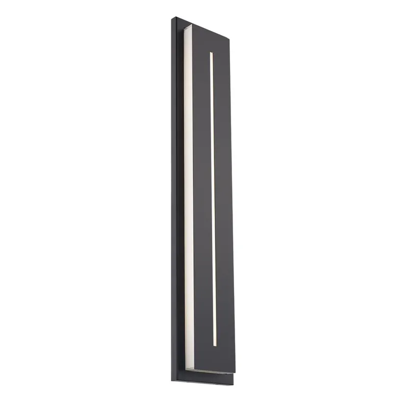 Midnight 36in LED Indoor or Outdoor Wall Light 3-CCT set to 4000K in Black