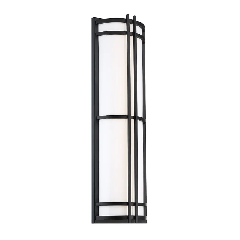 Skyscraper 27in LED Indoor or Outdoor Wall Light 2700K in Black