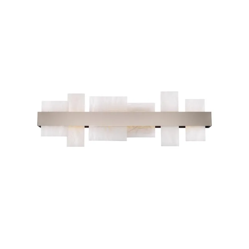 Acropolis 27in LED Bath Vanity & Wall Light 3000K in Brushed Nickel