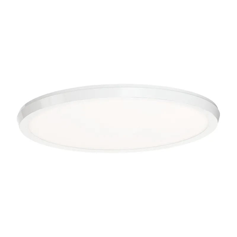 Argo 15in LED Round Flush Mount 3-CCT 2700K-3000K-3500K Set to 3500K in White