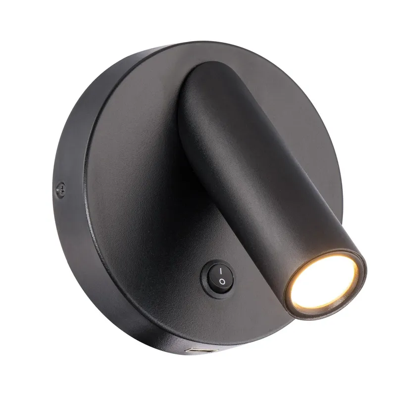 Aspire 5in LED Reading Light 3000K in Black