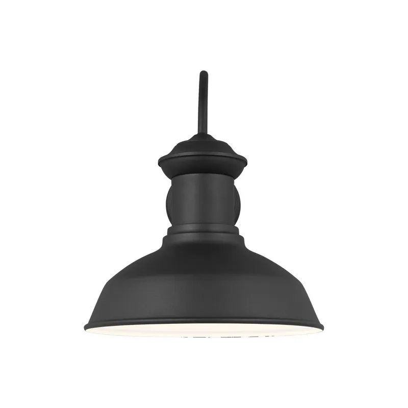 Fredricksburg Large One Light Outdoor Wall Lantern LED Traditional Fixture 13.25" Width 15.875" Height Aluminum in Black