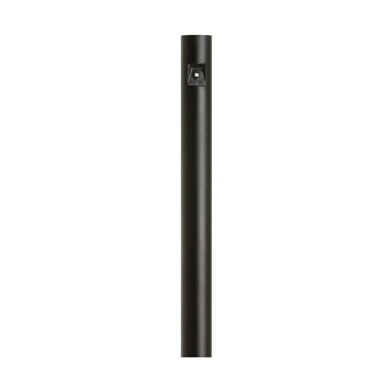 Aluminum Post with Photo Cell Traditional Outdoor Fixture 84" Height in Black
