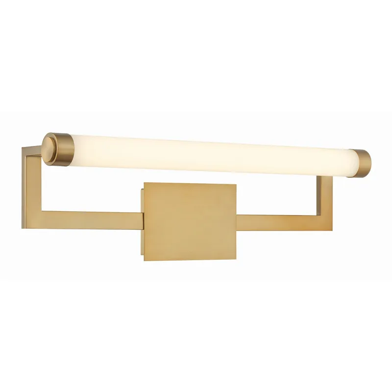 Clinton 26.25'' LED Vibrant Gold Picture Light Gold 26.25"W x 8"H x 5"D