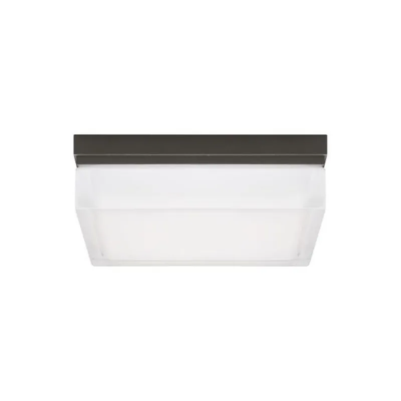 Boxie Large Outdoor Wall/Flush Mount Outdoor 1-Light LED 3000K Bronze by Sean Lavin