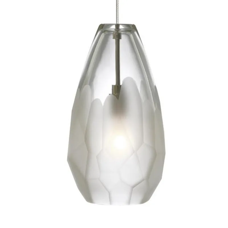 Briolette Pendant FreeJack 1-Light Xenon 3000K Satin Nickel by Sean Lavin