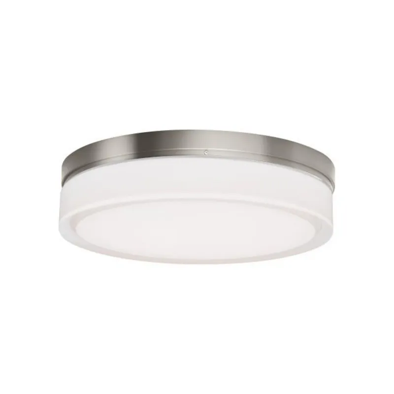 Cirque Large Flush Mount Flush & Semi-Flush Mount, Wall Collection 1-Light LED 2700K Satin Nickel by Sean Lavin