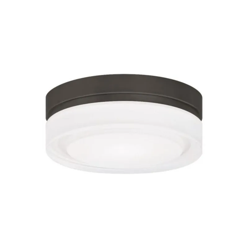 Cirque Small Flush Mount Flush & Semi-Flush Mount, Wall Collection 1-Light LED 2700K Antique Bronze by Sean Lavin