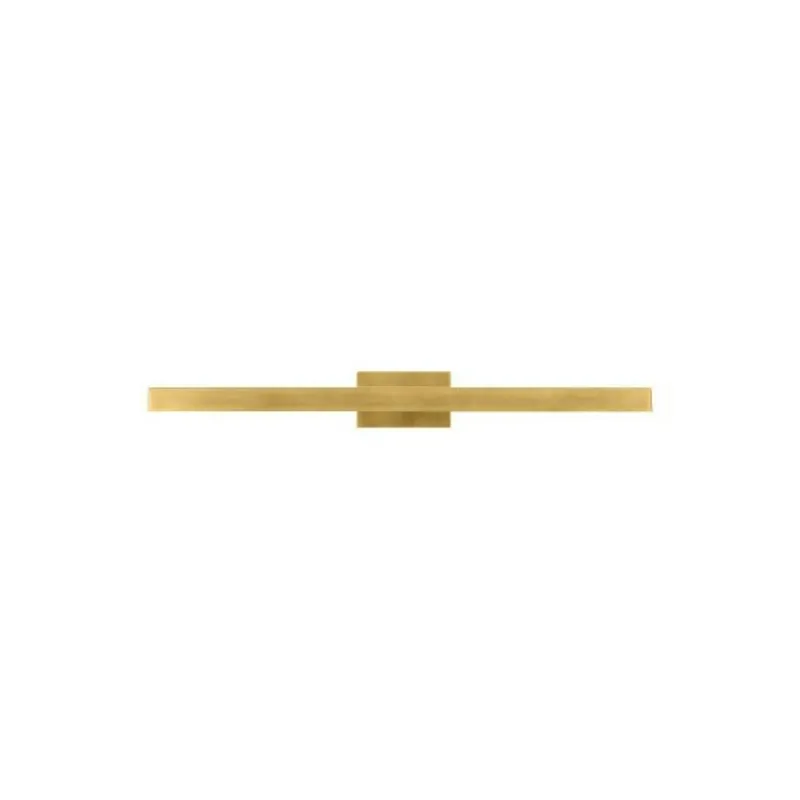 Dessau 24 Picture Light Wall Collection 1-Light LED 3000K Natural Brass by Sean Lavin