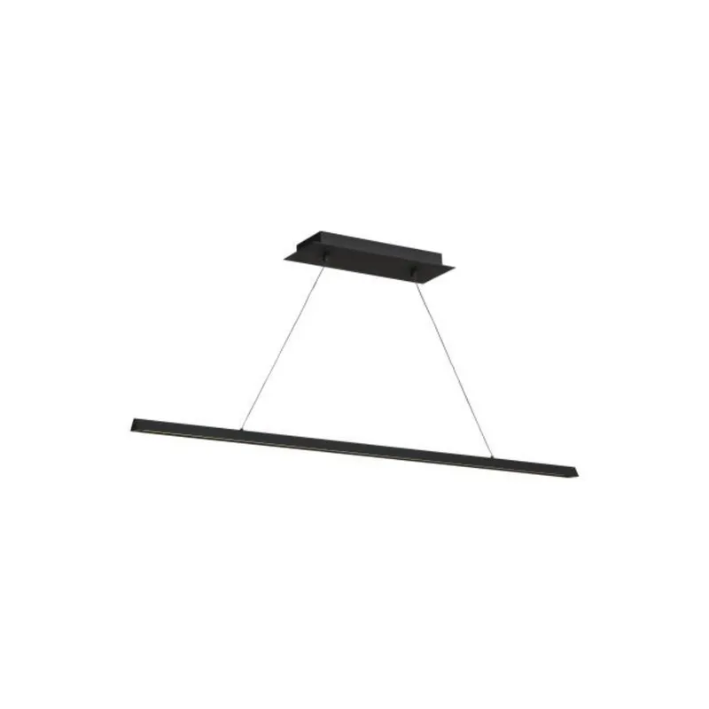 Dessau 48 Linear Suspension 1-Light LED 2700K/3000K Selectable Nightshade Black by Sean Lavin