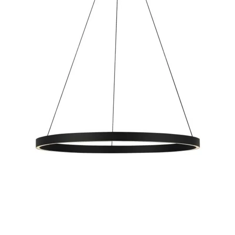 Fiama 30 Suspension Line-Voltage Pendants/Suspension 1-Light LED 3000K Black by Sean Lavin