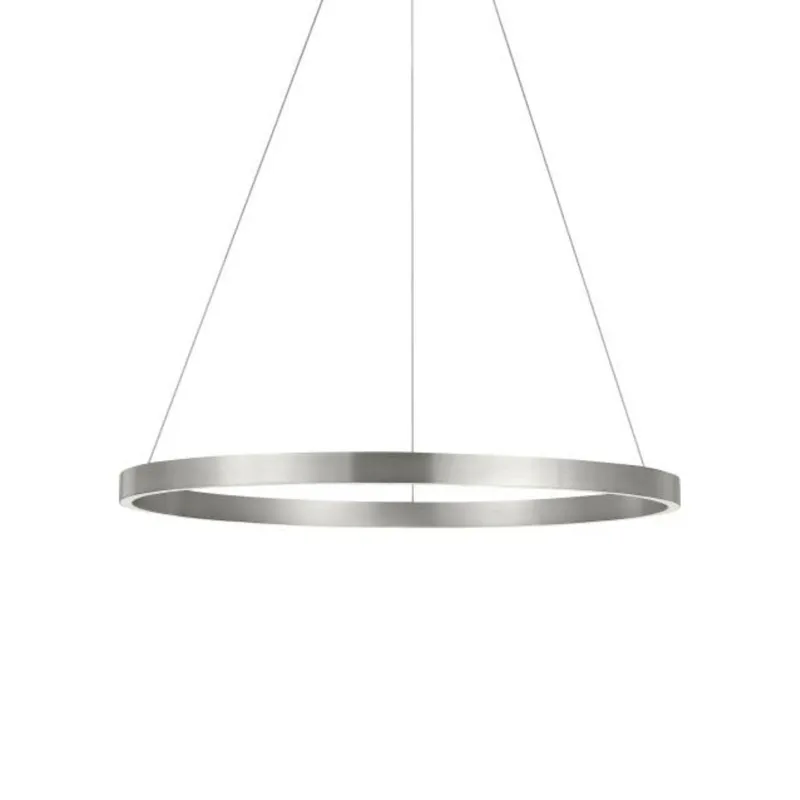 Fiama 30 Suspension Line-Voltage Pendants/Suspension 1-Light LED 3000K Satin Nickel by Sean Lavin