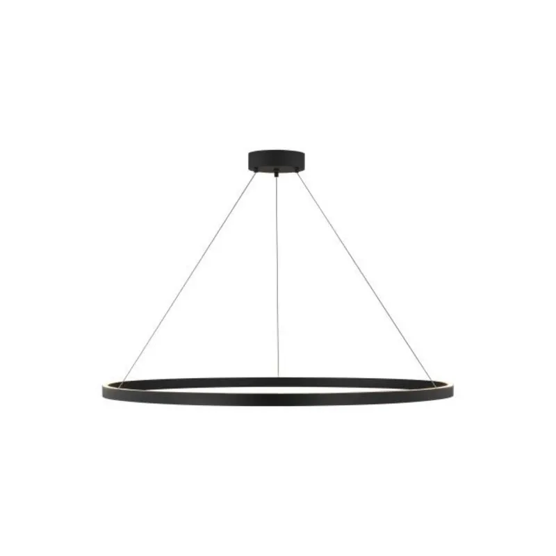 Fiama 48 Suspension Flush & Semi-Flush Mount 1-Light LED 3000K Matte Black by Sean Lavin