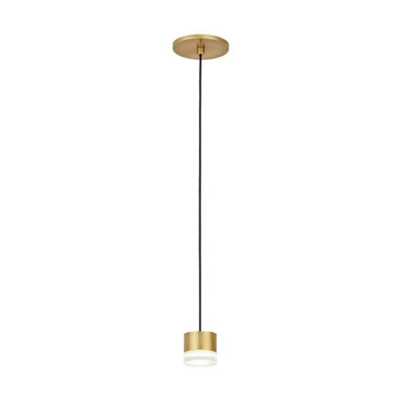 Gable 1 Light Pendant ESSENCE 1-Light LED 3000K Natural Brass by Sean Lavin