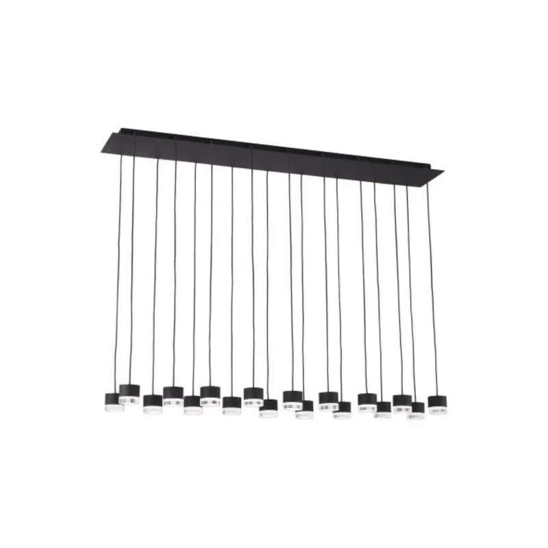 Gable 18 Light Chandelier ESSENCE 18-Light LED 3000K Nightshade Black by Sean Lavin