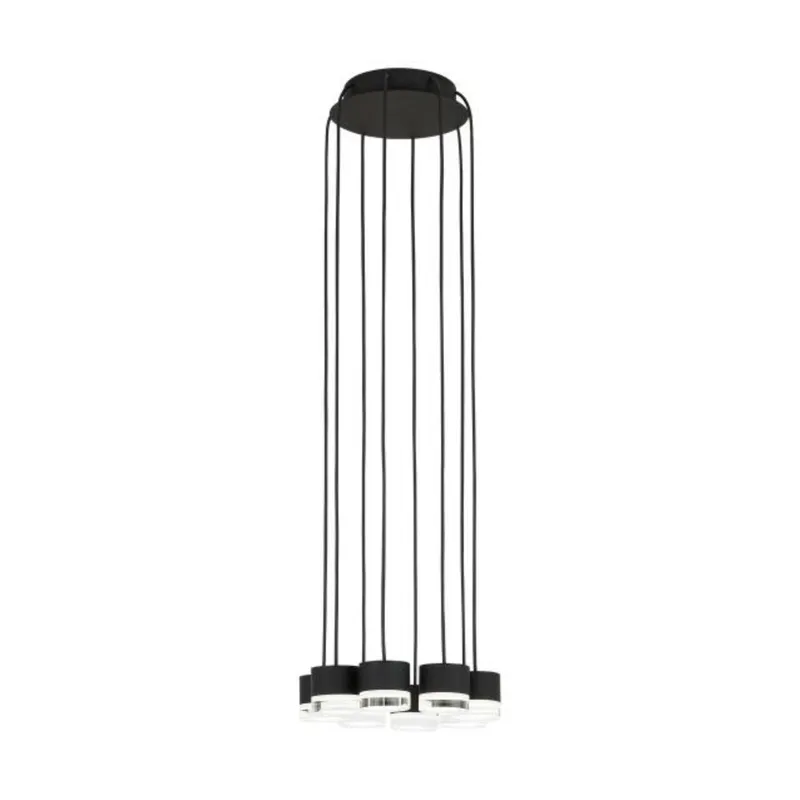 Gable 8 Light Chandelier ESSENCE 8-Light LED 3000K Nightshade Black by Sean Lavin
