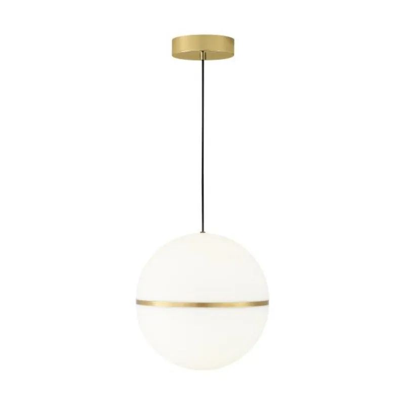 Hanea Grande Pendant Line-Voltage Pendants/Suspension 1-Light LED 3000K Natural Brass by Sean Lavin