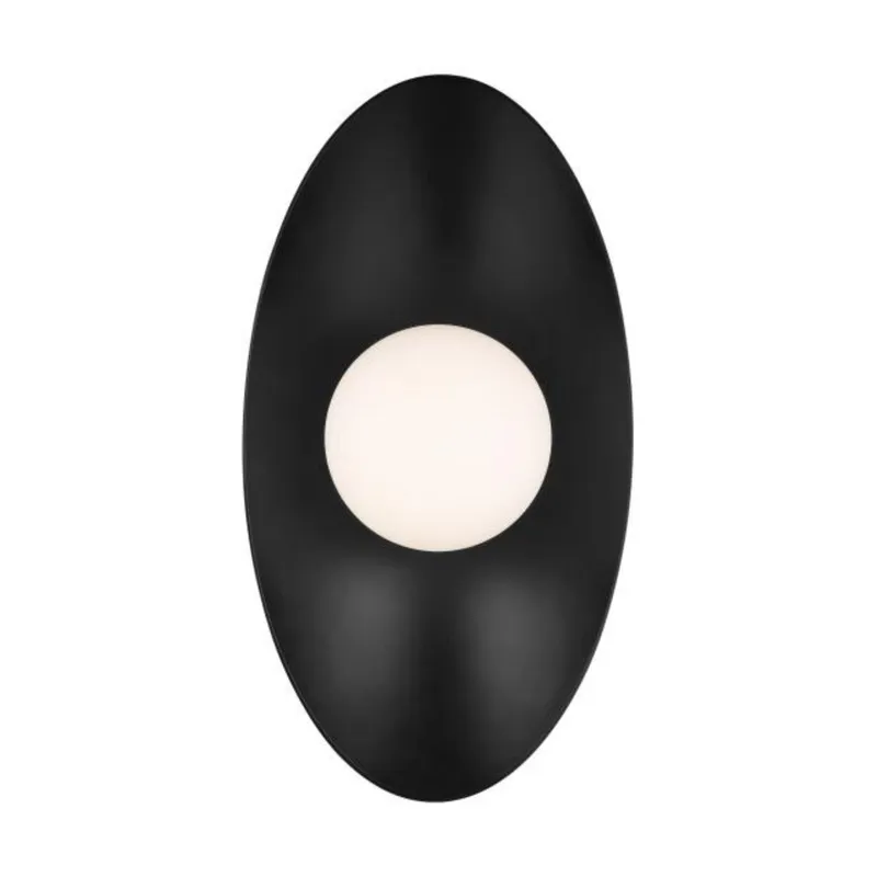 Joni 16 Wall Wall Collection 1-Light LED 3000K MATTE BLACK / MATTE BLACK by Sean Lavin