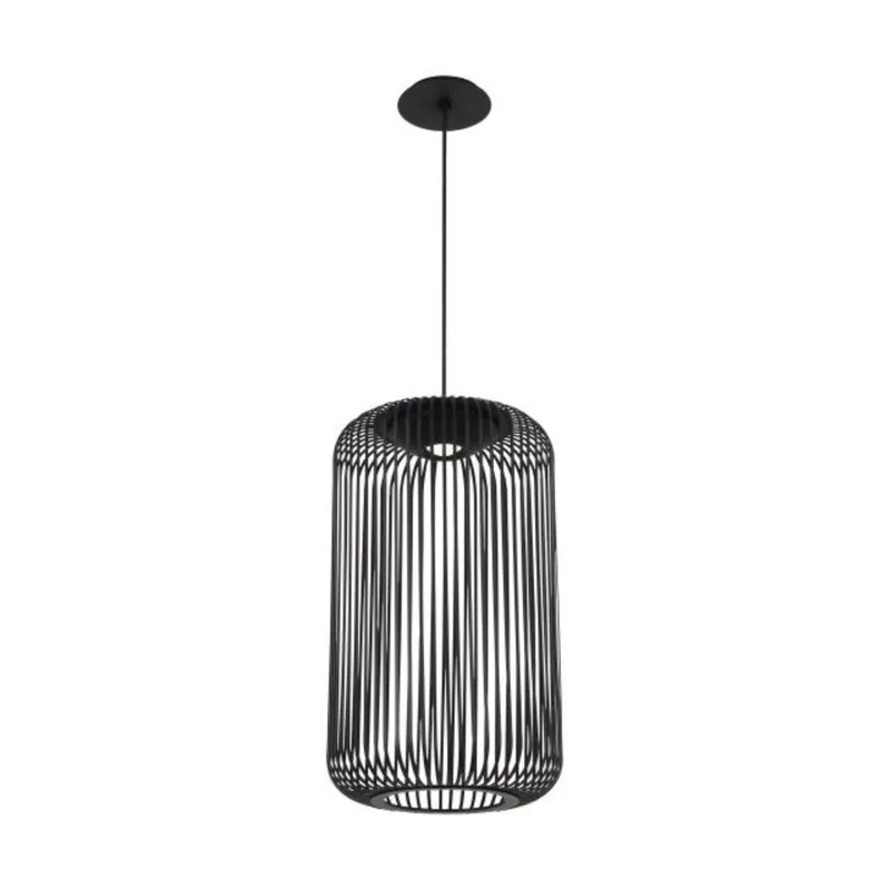 Kai 1 Pendant Line-Voltage Pendants/Suspension 1-Light LED 3000K Nightshade Black by Sean Lavin