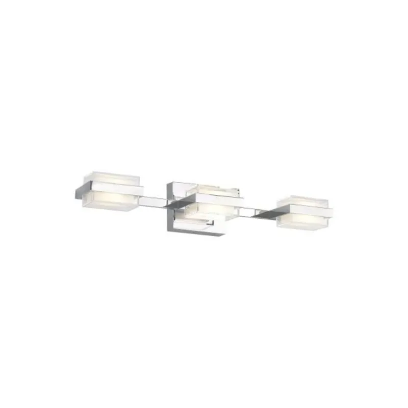 Kamden 3-Light Bath Bath Collection 3-Light LED 3000K Chrome by Sean Lavin