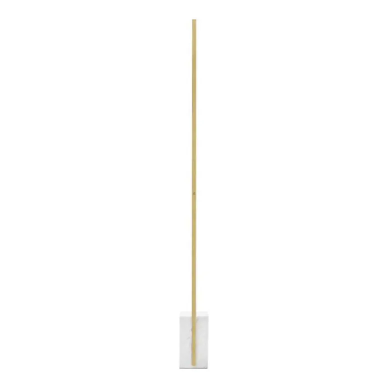 Klee 70 Floor Lamp Line-Voltage Pendants/Suspension 1-Light LED 2700K NATURAL BRASS/WHITE MARBLE by Sean Lavin