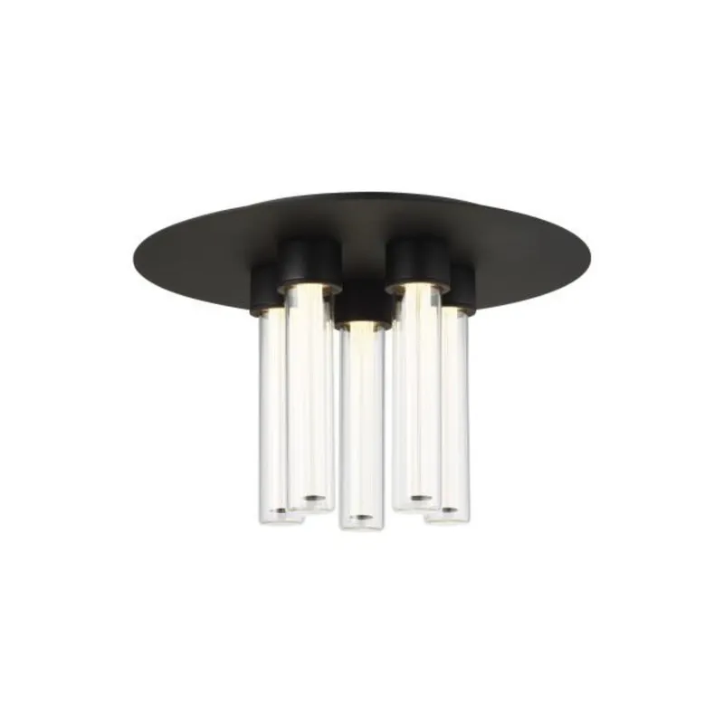 Kola 13 Flush Mount Flush & Semi-Flush Mount 5-Light LED 2700K Nightshade Black by Sean Lavin