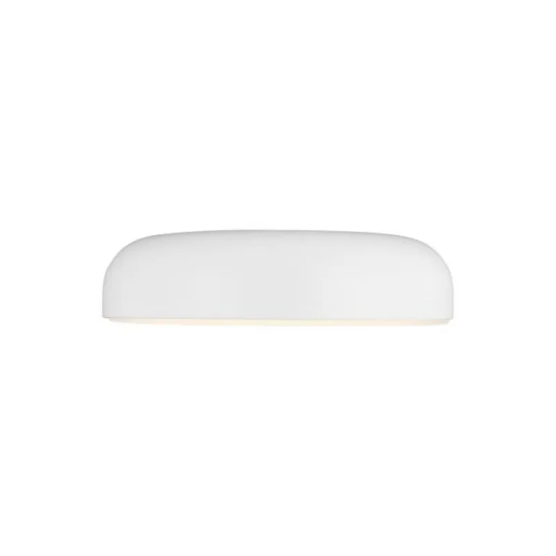 Kosa 18 Ceiling Flush & Semi-Flush Mount 1-Light LED 3000K Matte White by Sean Lavin