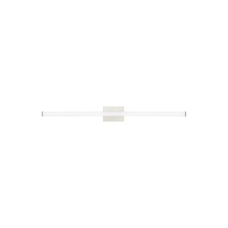 Lufe Square 48 Bath Bath Collection 1-Light LED 3000K Satin Nickel by Sean Lavin