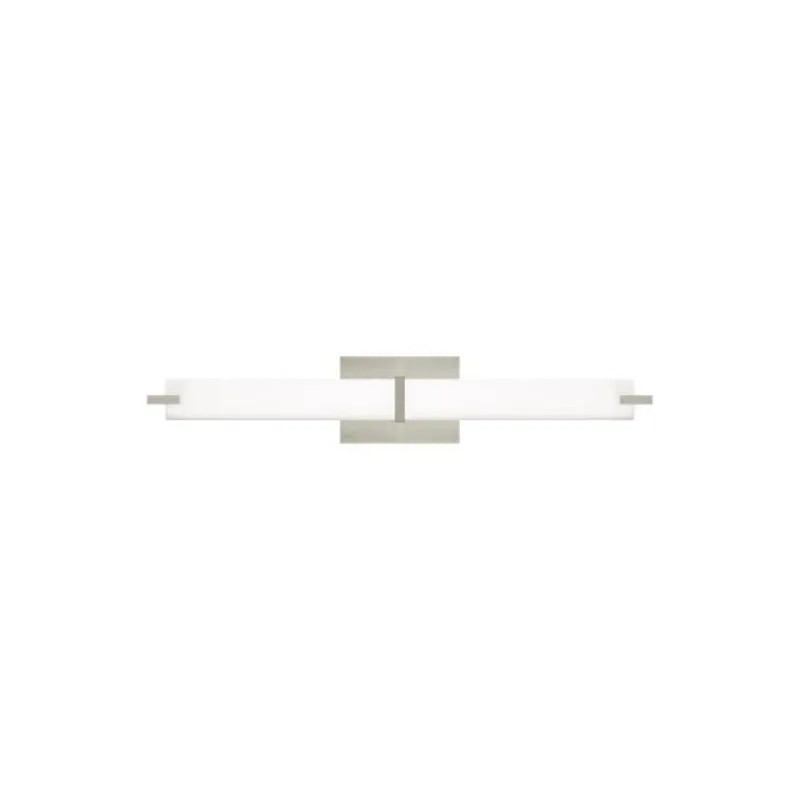 Metro Bath Bath Collection 1-Light LED 2700K Satin Nickel by Sean Lavin