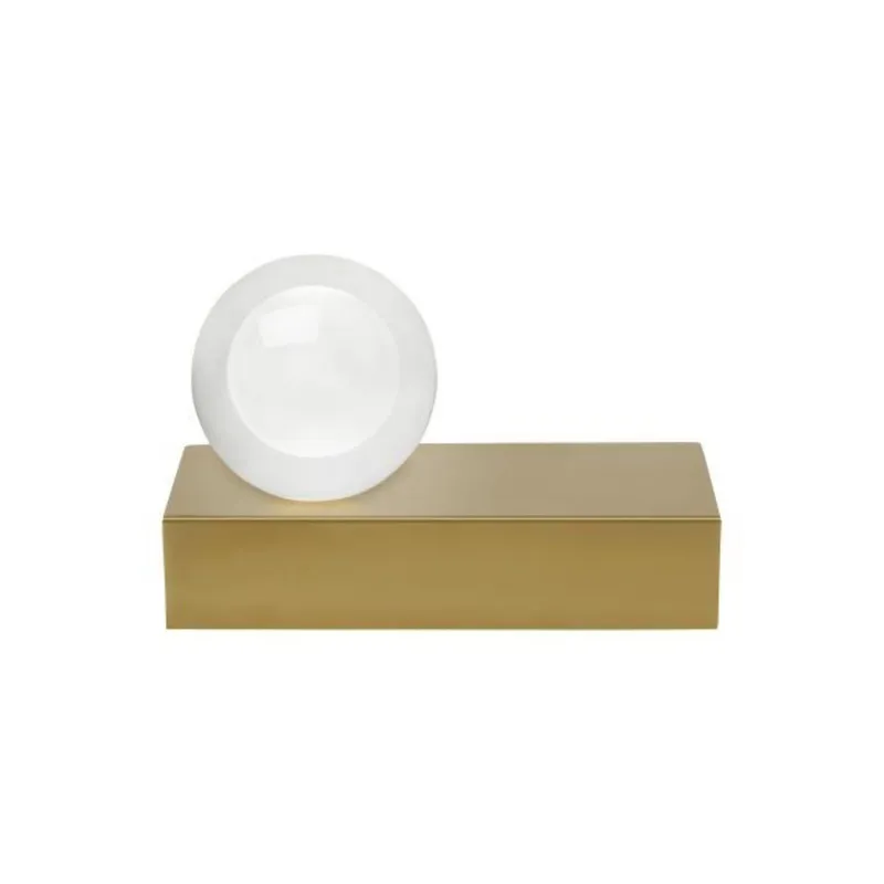 Mina Table Lamp Line-Voltage Pendants/Suspension 1-Light LED 2700K Natural Brass by Sean Lavin