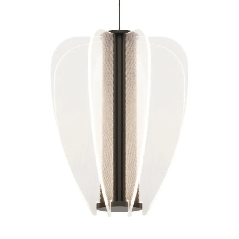 Mini Nyra Pendant FreeJack 1-Light LED 3000K Nightshade Black by Sean Lavin