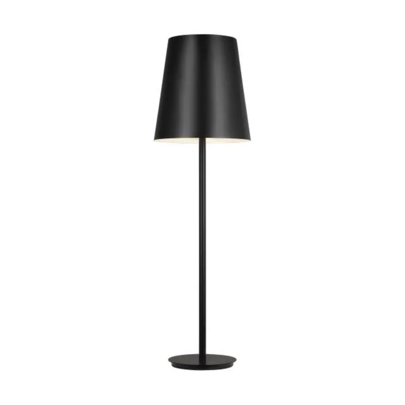 Nevis Outdoor Large Floor Lamp Outdoor 1-Light LED 2700K Black by Sean Lavin
