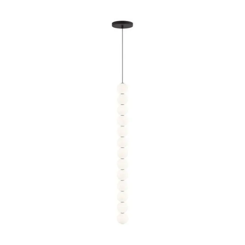 Orbet 13-Light Pendant Chandeliers 1-Light LED 2700K Nightshade Black by Sean Lavin