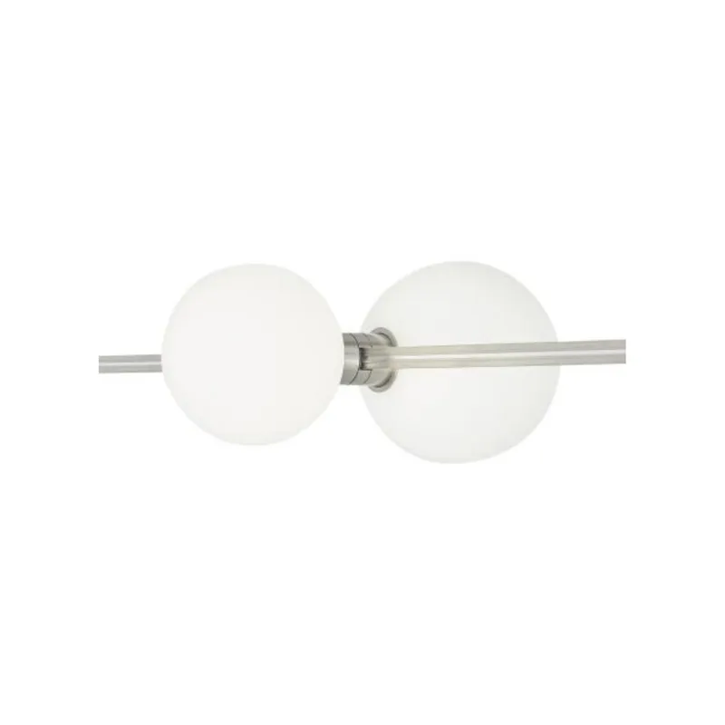 Orbs Head MonoRail 1-Light LED 3000K Satin Nickel by Sean Lavin