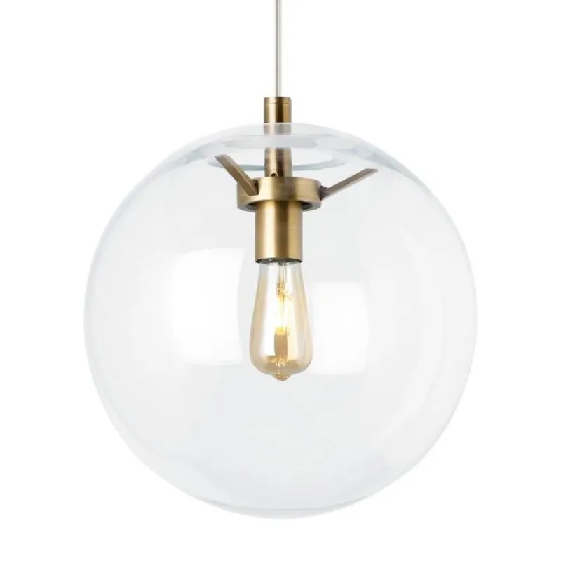 Palona Pendant Line-Voltage Pendants/Suspension 1-Light Aged Brass by Sean Lavin