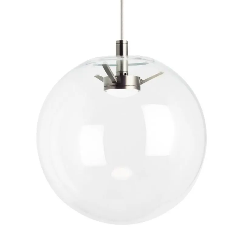 Palona Pendant Line-Voltage Pendants/Suspension 1-Light Satin Nickel by Sean Lavin