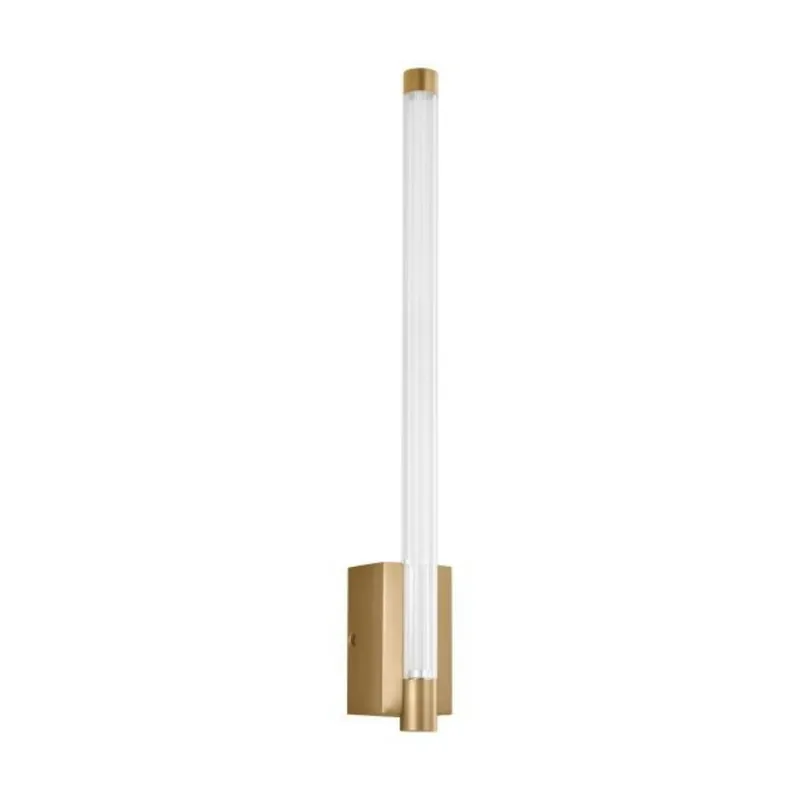 Phobos 1 Light Wall Sconce Wall Collection 1-Light LED 2700K Natural Brass by Kelly Wearstler