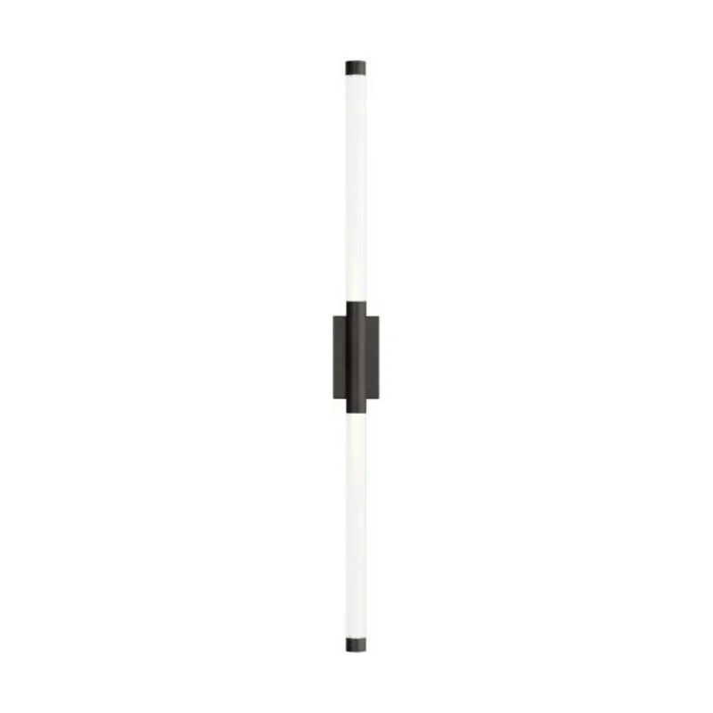 Phobos 2 Light Wall Sconce Wall Collection 2-Light LED 2700K Dark Bronze by Kelly Wearstler