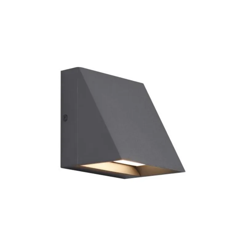 Pitch Single Outdoor Wall Outdoor 1-Light LED 2700K Charcoal by Sean Lavin